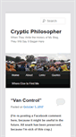 Mobile Screenshot of crypticphilosopher.com